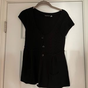 Razzle Dazzle Short Sleeve Peplum Cardigan